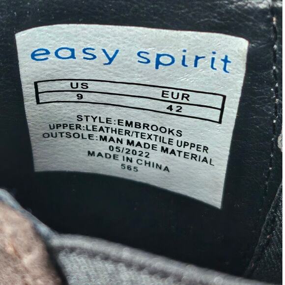 EASY SPIRIT Men's Brooks Suede Leather Ankle Boots - Size 9M - Picture 6 of 13